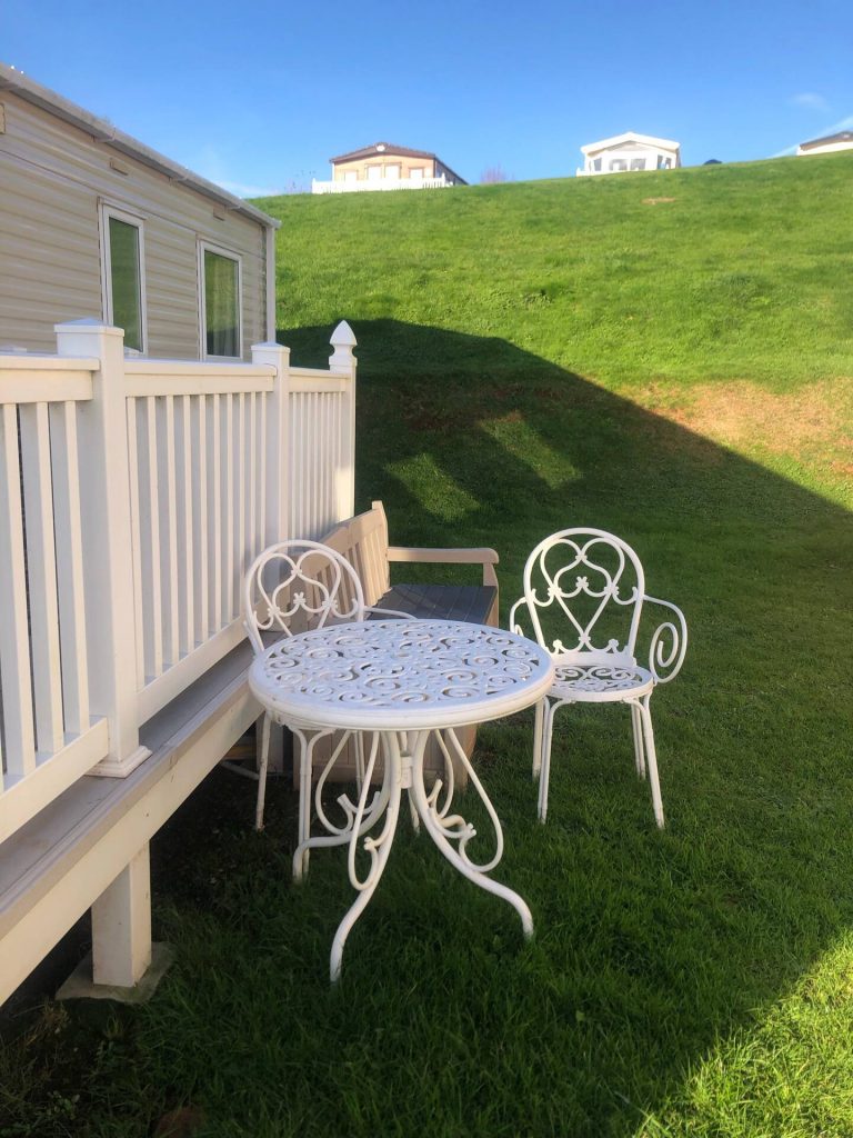 Table & Chairs - Private Caravan Rental At Devon Cliffs, Exmouth