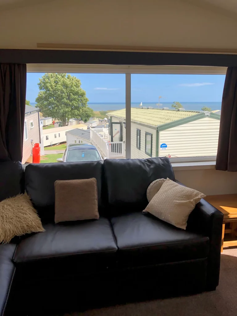Corner Sofabed – Private Caravan Rental At Devon Cliffs, Exmouth - Beach Retreat